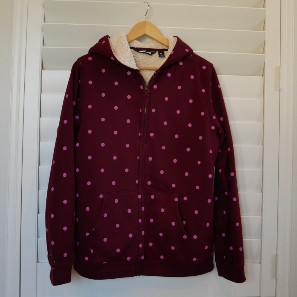 Lands' End Sherpa Lined Hoodie